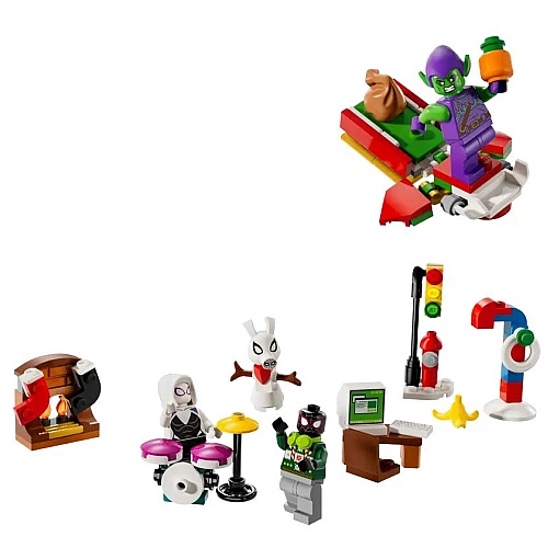 Адвент-календар конструктор Людина-павук (246 деталей) від LEGO