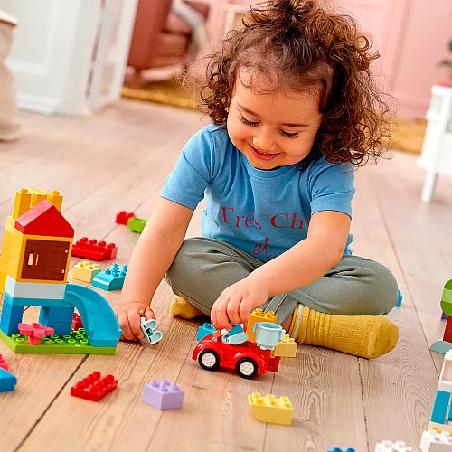 Конструктор Duplo Велика коробка з кубиками (85 деталей) від LEGO Конструктор Duplo Велика коробка з кубиками (85 деталей) від LEGO