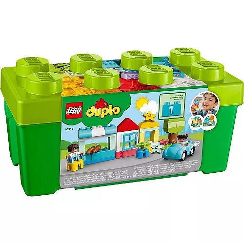 Конструктор з великими деталями Коробка з кубиками (65 деталей) від Lego Конструктор з великими деталями Коробка з кубиками (65 деталей) від Lego