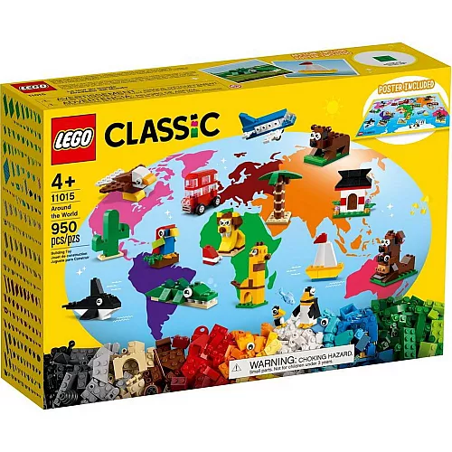 Логический строительный конструктор Лего Вокруг света (950 шт) от LEGO Логический строительный конструктор Лего Вокруг света (950 шт) от LEGO
