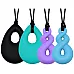 Силіконові жувальні іграшки для дітей Teardrop Twist Pendants (4 шт) від MaberryTech