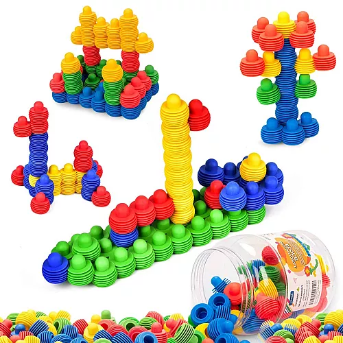 Розвиваючий будівельний м'який конструктор (60 шт) від MECY