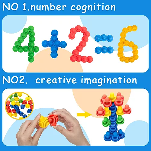 Розвиваючий будівельний м'який конструктор (60 шт) від MECY