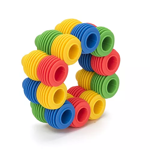 Розвиваючий будівельний м'який конструктор (60 шт) від MECY