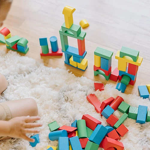 Строительный набор Деревянные кубики (100 шт) от Melissa & Doug