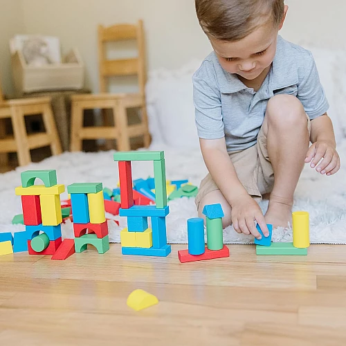 Строительный набор Деревянные кубики (100 шт) от Melissa & Doug