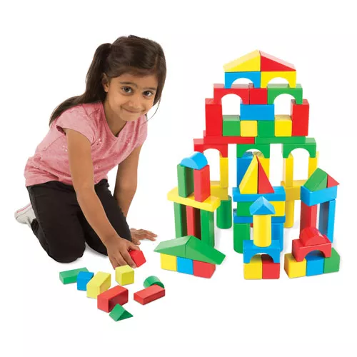Строительный набор Деревянные кубики (100 шт) от Melissa & Doug Строительный набор Деревянные кубики (100 шт) от Melissa & Doug