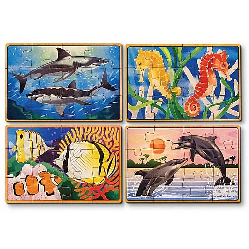 Розвиваючий набір Море (4 пазла) від Melissa & Doug
