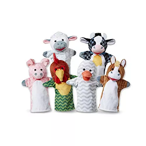 Сенсорний набір ляльок рукавичок Ферма (6 шт) від Melissa & Doug Сенсорний набір ляльок рукавичок Ферма (6 шт) від Melissa & Doug