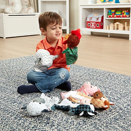 Сенсорный набор кукол перчаток Ферма (6 шт) от Melissa & Doug Сенсорный набор кукол перчаток Ферма (6 шт) от Melissa & Doug