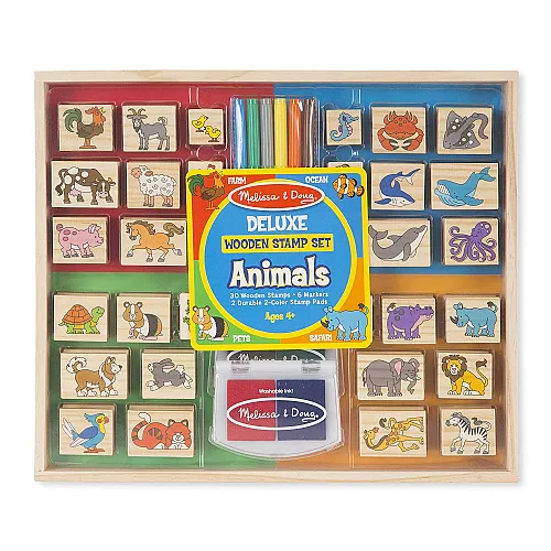 Набор для творчества со штампами Животные (38 шт) от Melissa & Doug Набор для творчества со штампами Животные (38 шт) от Melissa & Doug