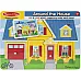 Развивающий звуковой пазл Дом от Melissa & Doug