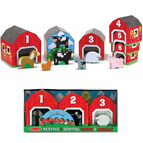 Набор для счета и сортировки Веселая ферма (12 шт) от Melissa & Doug Набор для счета и сортировки Веселая ферма (12 шт) от Melissa & Doug
