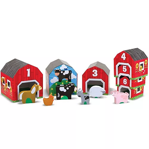 Набор для счета и сортировки Веселая ферма (12 шт) от Melissa & Doug Набор для счета и сортировки Веселая ферма (12 шт) от Melissa & Doug