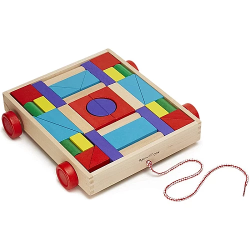 Будівельний набір Блоки на візку від Melissa & Doug