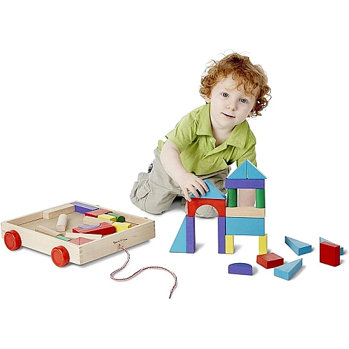 Будівельний набір Блоки на візку від Melissa & Doug