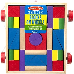 Будівельний набір Блоки на візку від Melissa & Doug