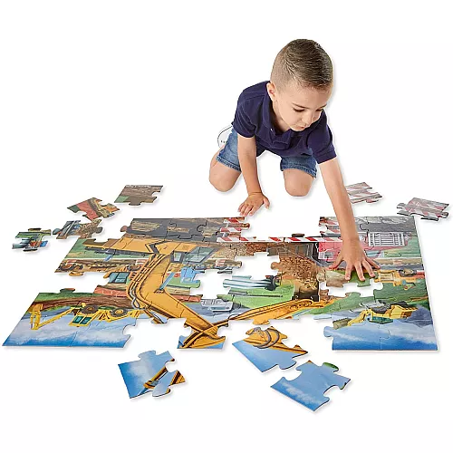 Развивающий большой пазл Стройка (48 деталей) от Melissa & Doug Развивающий большой пазл Стройка (48 деталей) от Melissa & Doug