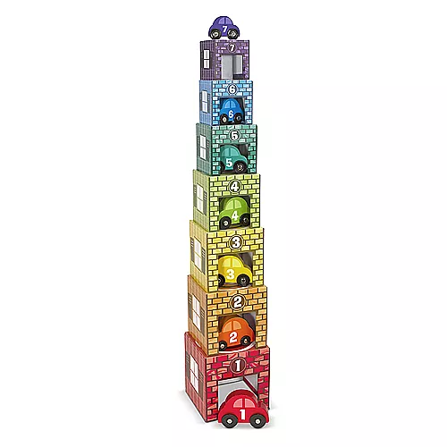 Набір для рахунку і сортування Машинки в гаражах (12 шт) від Melissa & Doug Набір для рахунку і сортування Машинки в гаражах (12 шт) від Melissa & Doug