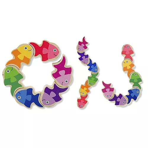Развивающая деревянная головоломка Рыбки (6 элементов) от Melissa & Doug Развивающая деревянная головоломка Рыбки (6 элементов) от Melissa & Doug
