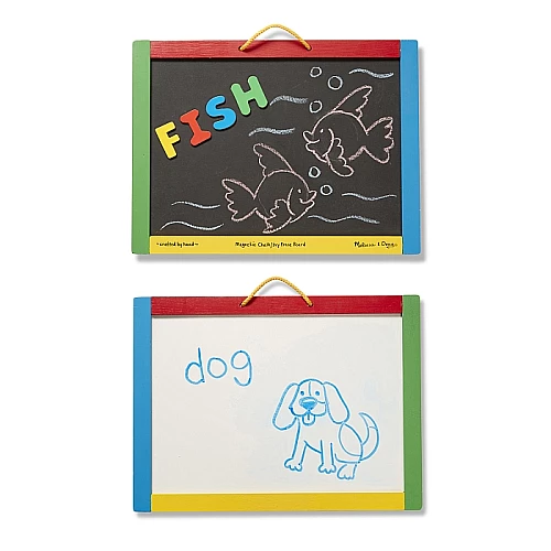 Двусторонняя доска для рисованя маркер/мел от Melissa & Doug Двусторонняя доска для рисованя маркер/мел от Melissa & Doug
