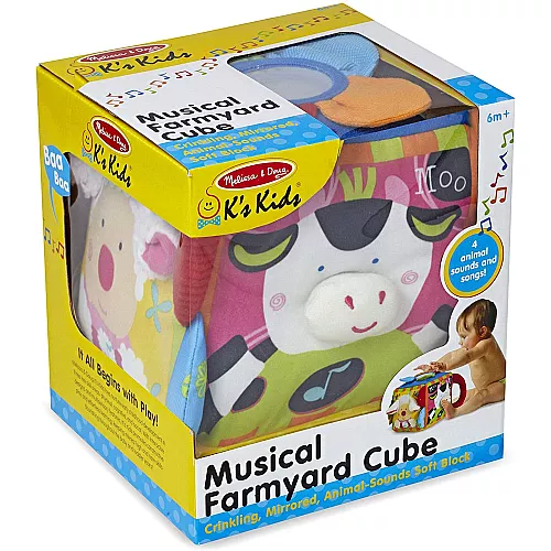 Развивающая игрушка музыкальный Кубик от Melissa & Doug Развивающая игрушка музыкальный Кубик от Melissa & Doug