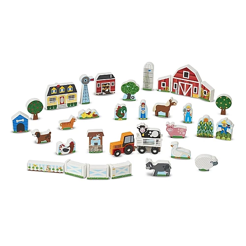 Игровой набор Ферма и трактор (33 шт) от Melissa & Doug Игровой набор Ферма и трактор (33 шт) от Melissa & Doug