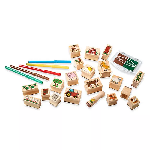 Набор штампов Ферма (20 шт) от Melissa & Doug Набор штампов Ферма (20 шт) от Melissa & Doug