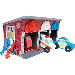 Розвиваючий дерев'яний набір Гараж рятувальних машин від Melissa & Doug