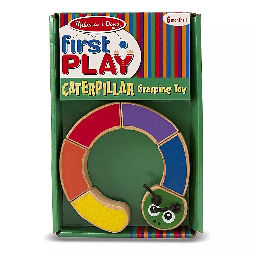 Розвиваюча дерев'яна головоломка Гусениця (7 елементів) від Melissa & Doug Розвиваюча дерев'яна головоломка Гусениця (7 елементів) від Melissa & Doug