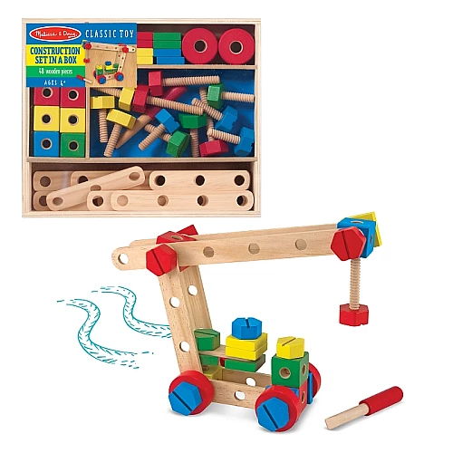 Дерев'яний конструктор Гайки та болти (48 деталей) від Melissa & Doug