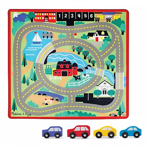 Развивающий игровой коврик Городская дорога от Melissa & Doug Развивающий игровой коврик Городская дорога от Melissa & Doug