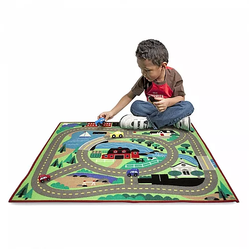 Развивающий игровой коврик Городская дорога от Melissa & Doug Развивающий игровой коврик Городская дорога от Melissa & Doug