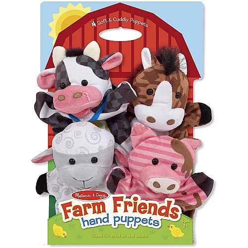 Сенсорный набор кукол перчаток Животные с фермы (4 шт) от Melissa & Doug Сенсорный набор кукол перчаток Животные с фермы (4 шт) от Melissa & Doug