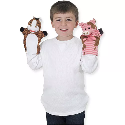 Сенсорный набор кукол перчаток Животные с фермы (4 шт) от Melissa & Doug Сенсорный набор кукол перчаток Животные с фермы (4 шт) от Melissa & Doug