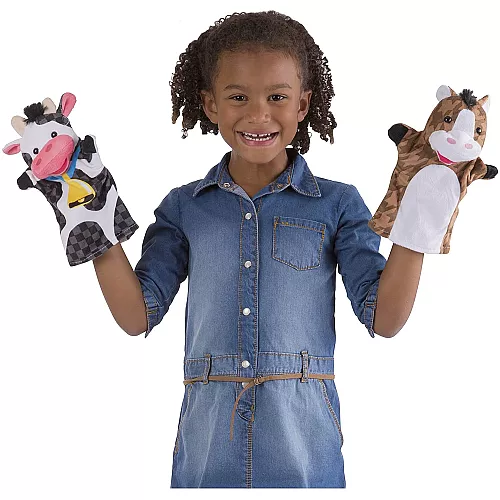 Сенсорный набор кукол перчаток Животные с фермы (4 шт) от Melissa & Doug Сенсорный набор кукол перчаток Животные с фермы (4 шт) от Melissa & Doug