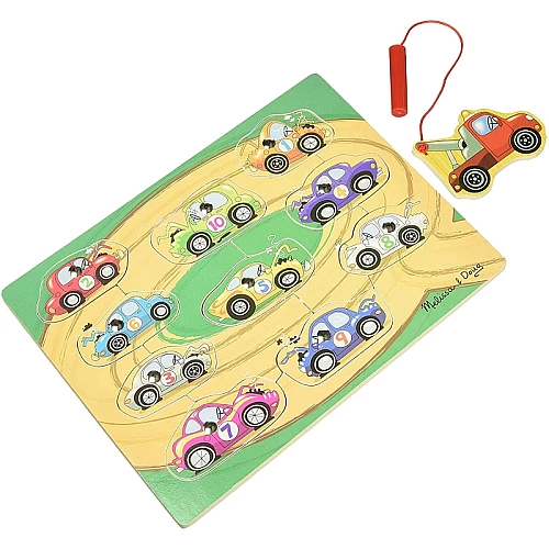 Магнитный пазл-вкладыш Тягач от Melissa & Doug