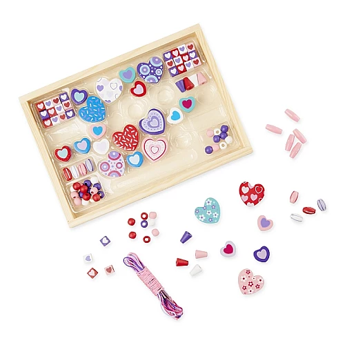 Набір для творчості намистинки Сердечки від Melissa & Doug Набір для творчості намистинки Сердечки від Melissa & Doug