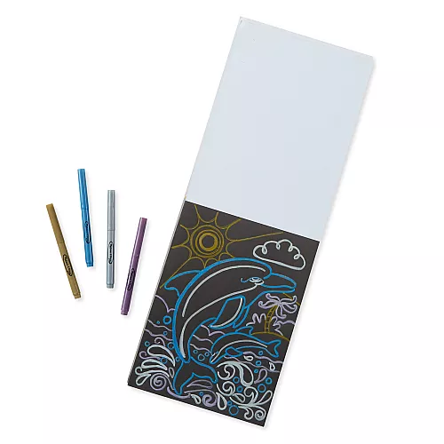 Набор для творчества с металлик маркерами (4 шт) от Melissa & Doug