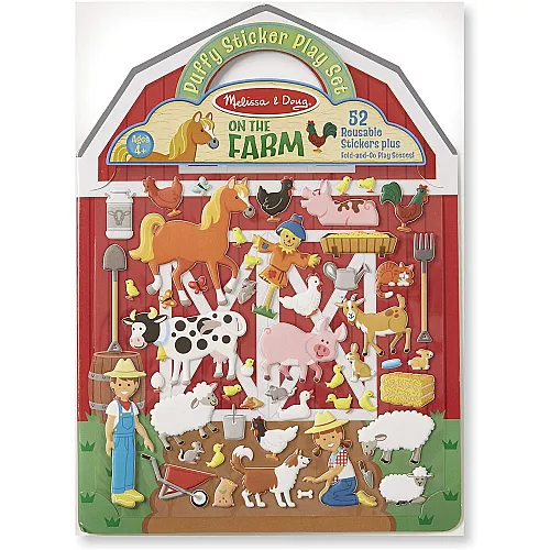 Набір з багаторазовими наліпками Ферма (32 шт) від Melissa & Doug