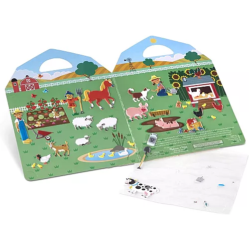 Набір з багаторазовими наліпками Ферма (32 шт) від Melissa & Doug