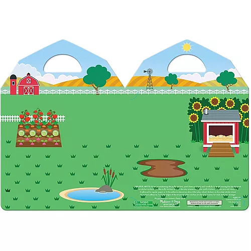 Набір з багаторазовими наліпками Ферма (32 шт) від Melissa & Doug