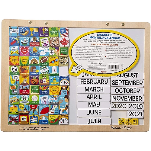 Обучающий магнитный Вечный календарь от Melissa & Doug Обучающий магнитный Вечный календарь от Melissa & Doug