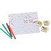 Большой набор деревянных штампов от Melissa & Doug