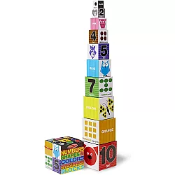 Развивающий набор кубиков Пирамидка с числами (10 шт) от Melissa & Doug
