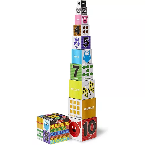 Развивающий набор кубиков Пирамидка с числами (10 шт) от Melissa & Doug Развивающий набор кубиков Пирамидка с числами (10 шт) от Melissa & Doug