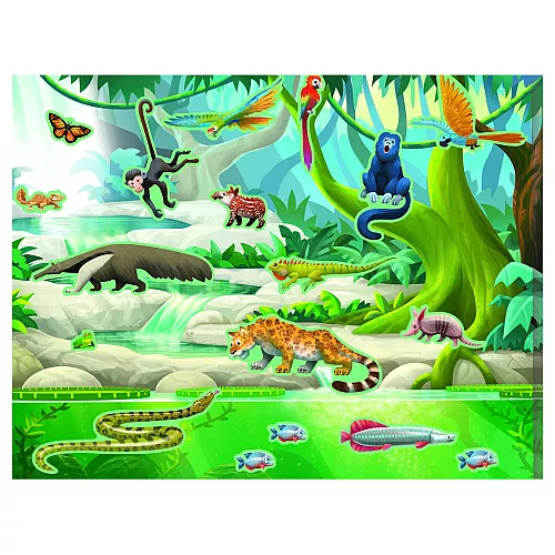 Набор многоразовых наклеек Джунгли и саванна (более 175 шт) от Melissa & Doug Набор многоразовых наклеек Джунгли и саванна (более 175 шт) от Melissa & Doug