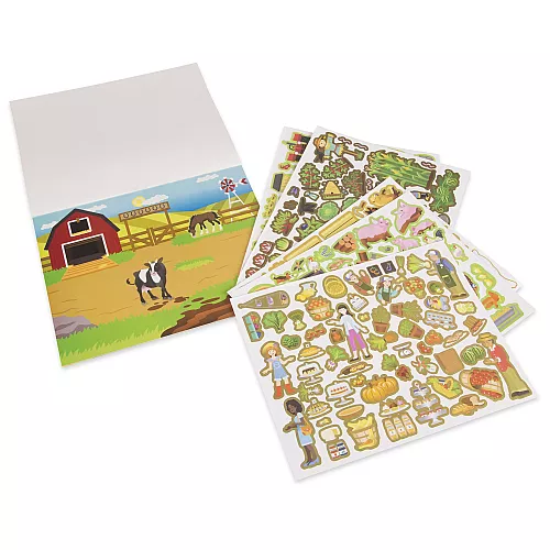 Набор многоразовых наклеек Ферма (более 280 шт) от Melissa & Doug Набор многоразовых наклеек Ферма (более 280 шт) от Melissa & Doug