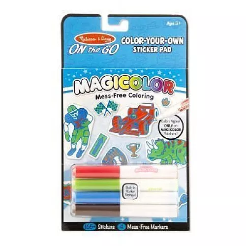 Набор для творчества с голубыми наклейками раскрасками от Melissa & Doug Набор для творчества с голубыми наклейками раскрасками от Melissa & Doug