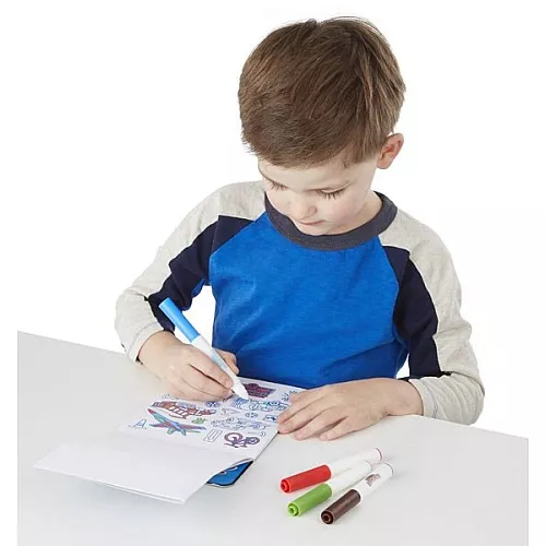 Набор для творчества с голубыми наклейками раскрасками от Melissa & Doug Набор для творчества с голубыми наклейками раскрасками от Melissa & Doug